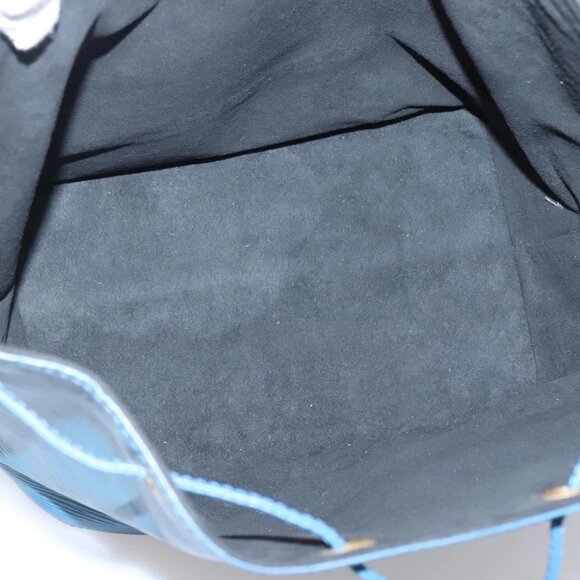 LOUIS VUITTON Epi Petit Noe Shoulder Bag Blue M44105 LV Auth 122238 - Picture 11 of 16